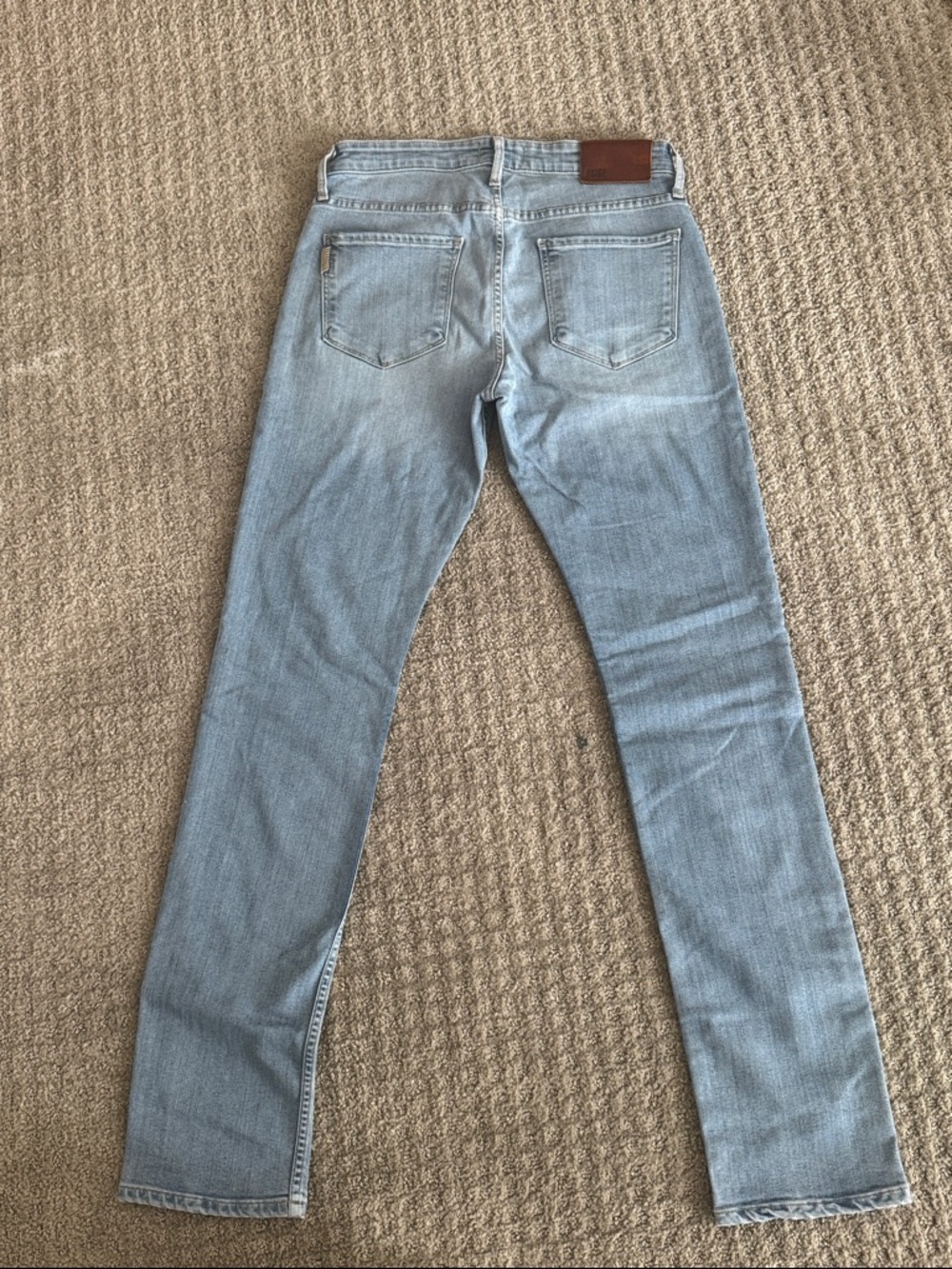 PAIGE “Federal” Sky Blue Skinny Jeans sz 30 - Picture 4 of 7